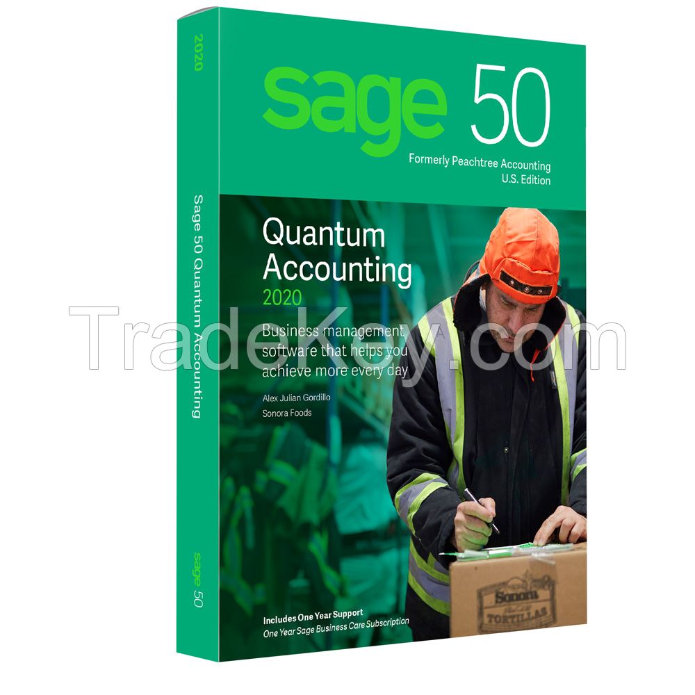 Sage 50 Accounting Software Peachtree (1user-40 users)