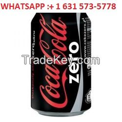 Coca Cola Coke Zero Soft Drink Can 330ml Pack of 24
