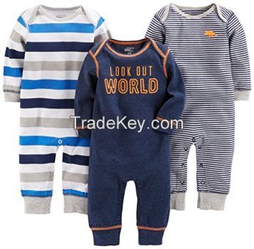 Simple Joys by CarterÃ¢ï¿½ï¿½s Baby BoysÃ¢ï¿½ï¿½ 3-Pack Jumpsuits