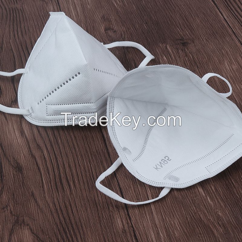 Premium High Filtration Barrier Against Bacteria Breathable Respirator KN95 Face Mask 