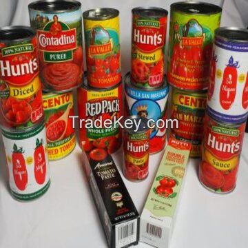 HIGH QUALITY CANNED TOMATO PASTE, 70G, 140G, 210G...