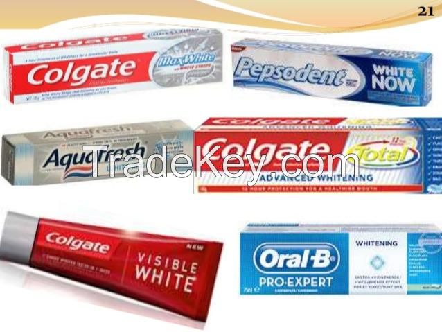 Various type of Col.gate toothpaste for sale