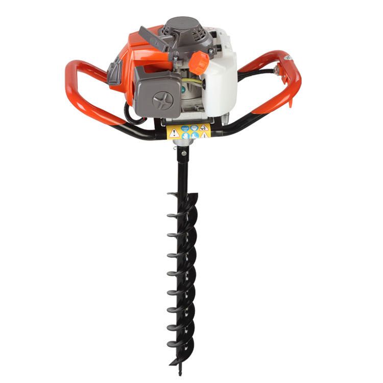 One Man Soil Drills Petrol Earth Borer Post Hole Auger Hand Held