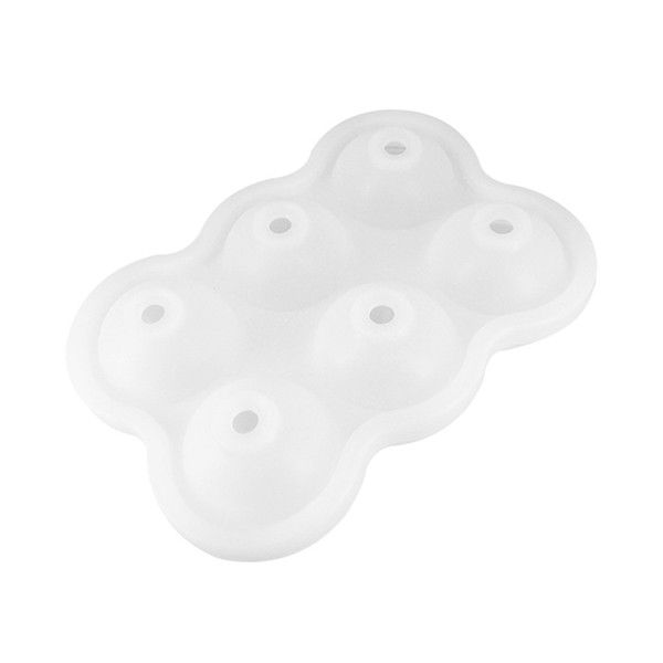 BPA Free Reusable 6 Holes Silicone Sphere Ice Ball Mold