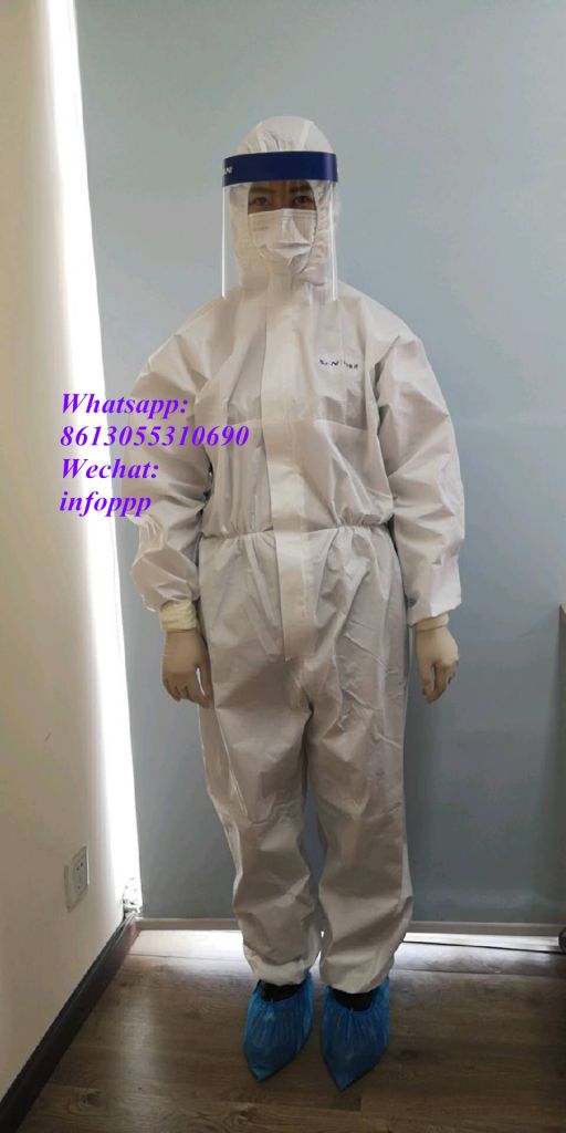 Medical Suits Gowns Protective Clothing Top Quality CE FDA Certificate Disposable Isolation Coverall Suits, Anti CoronaVirus SARS COVID-19 FLU