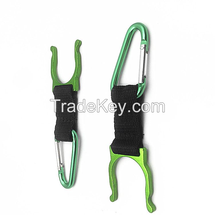  Lanyard Snap Clip Hook with bottle opener  Buckle Keychain Keyring Hiking Climbing NEW