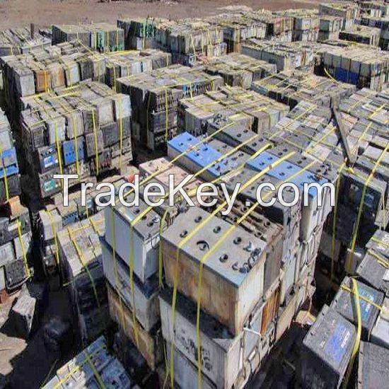 Drained Lead-Acid Battery Scrap + Car and Truck battery, Drained lead battery scrap