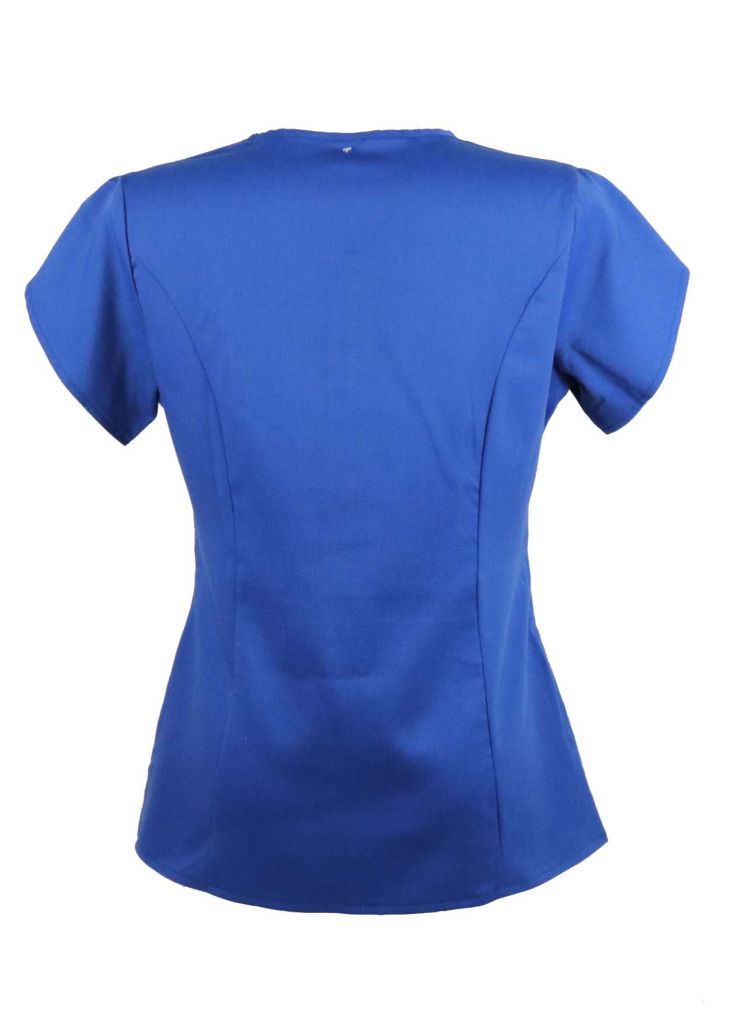 OEM Slim Fit Zipper Stretch New Style Nurse Uniform Designs Nurse Scru