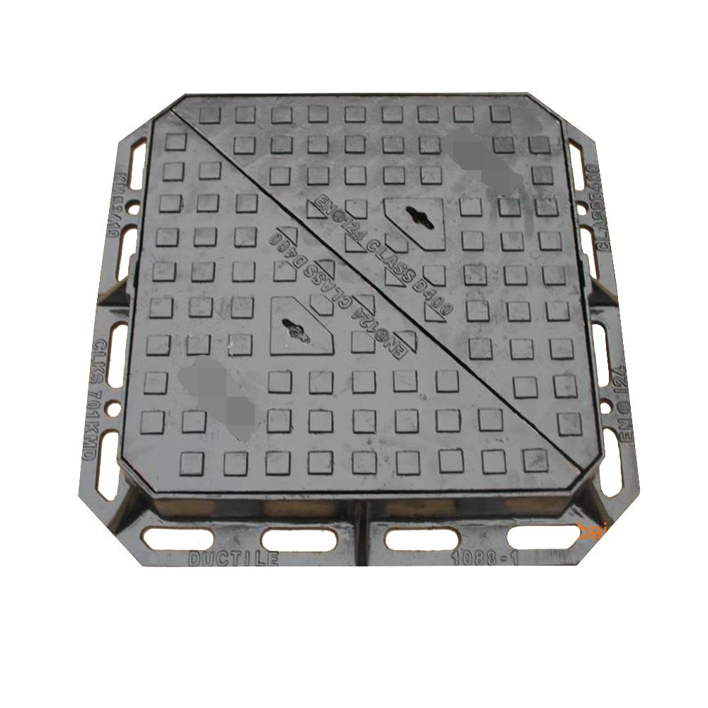 Ductile Iron Double Triangular Manhole Cover with Frame