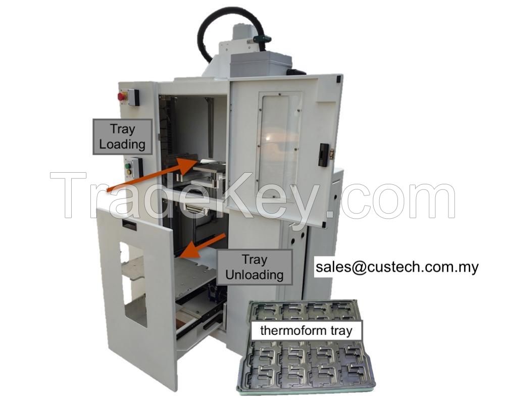 standard modular robot machine tending with auto tray loader