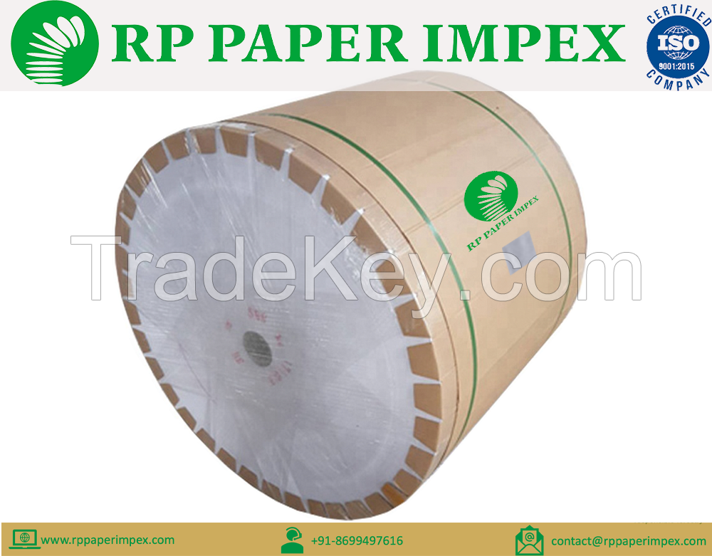 Jumbo Offset Paper Roll, Manufacturer Exporter India, 48 To 300 Gsm, High Bulk