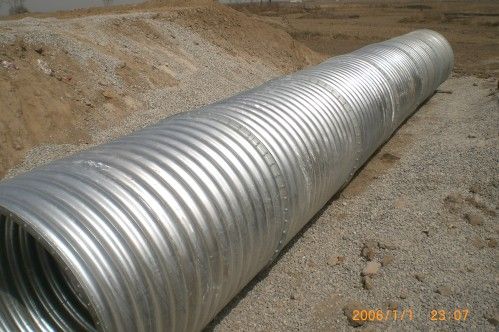  Corrugated Steel road culvert drainpipe