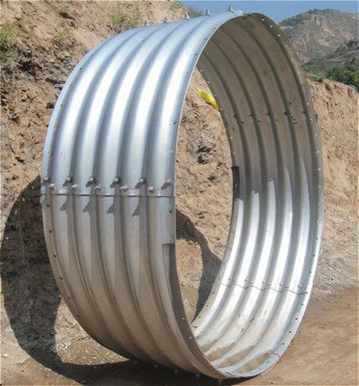 Corrugated Steel metal Structure Culvert pipe