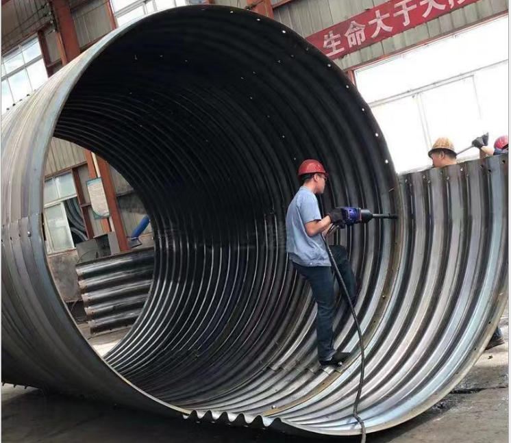 large diameter corrugated steel drainage culvert pipe direct factory price