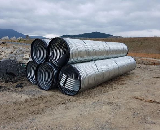 Corrugated Steel metal Structure Culvert pipe