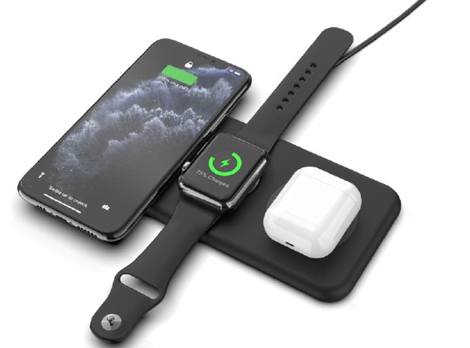 Qi Power Delivery Fast Charging Wireless Mobile Portable Charger for iphone iwatch