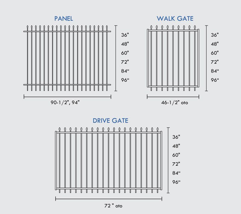 Ornamental Commercial Fence