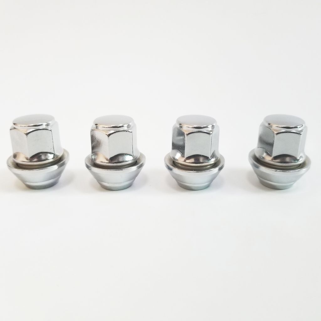 M12*1.5 steel wheel lug nut with washer for Ford