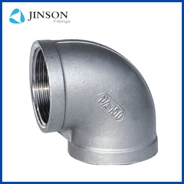 stainless steel threaded 90Â° ELBOW