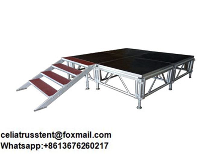 Assemble stage platform equipment 