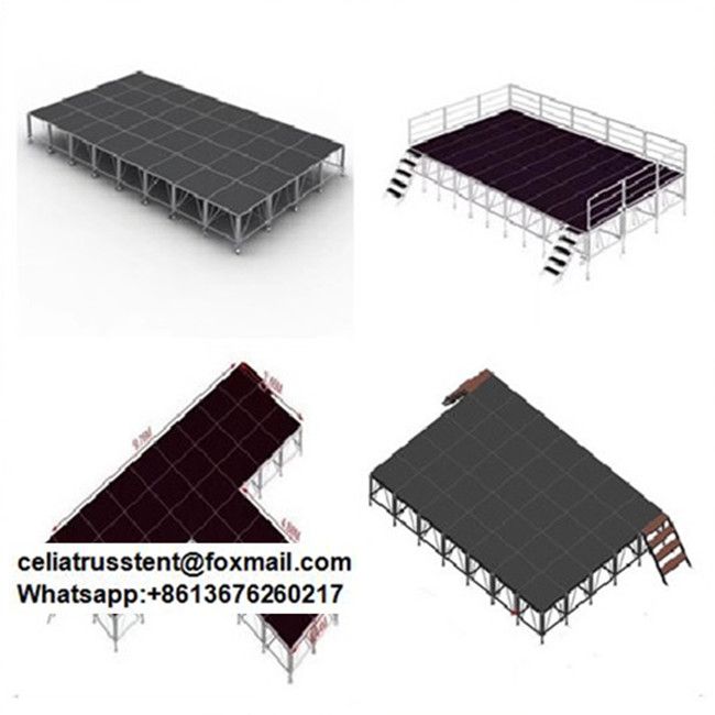 Assemble stage platform equipment 