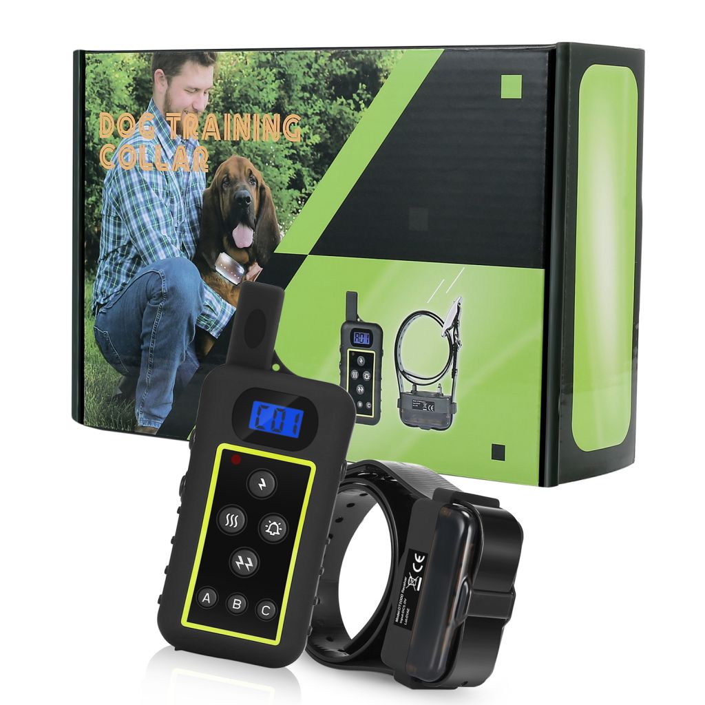 Rechargeable Remote Range 2400m Dog Training Shock Vibrate Collar