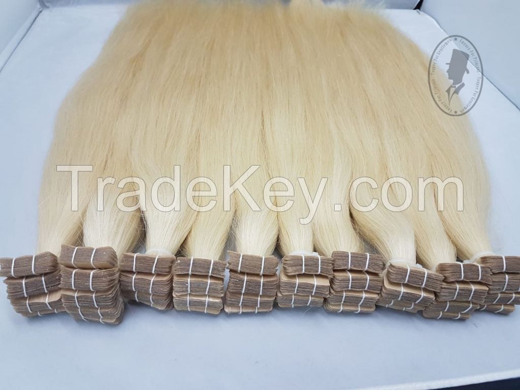 Tape hair extensions Vietnamese human hair Virgin hair Remy hair 