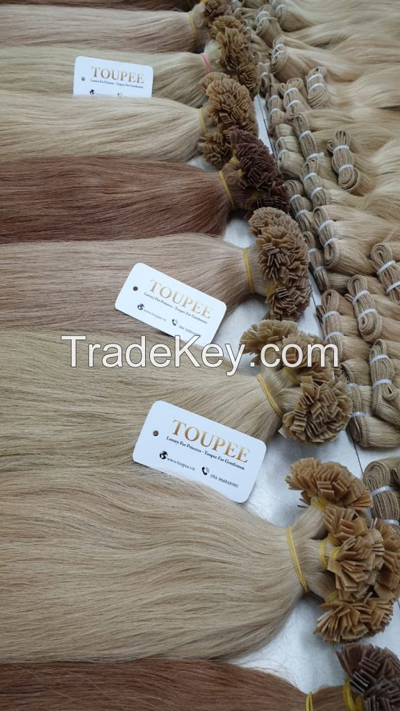 Pre-bonded hair extensions,