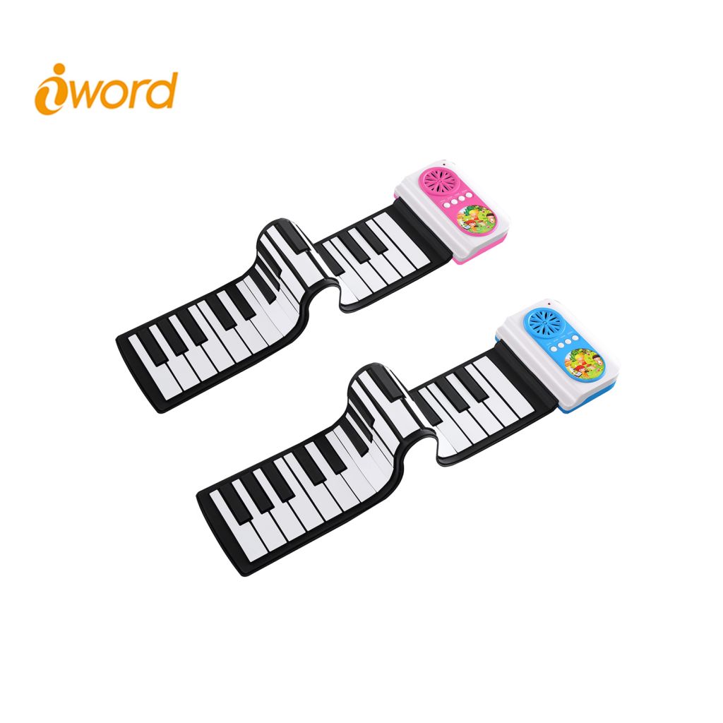 iword S2037Y 37 Key Roll Up Piano Learn To Play App Game With Speaker