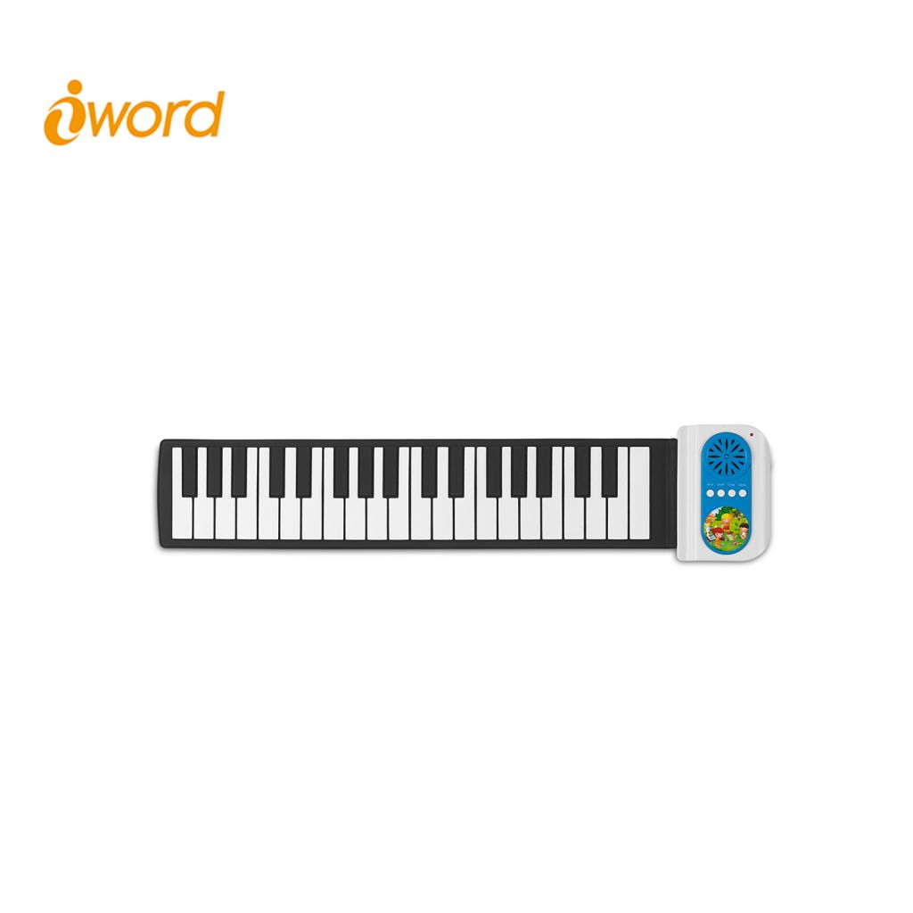 iword S2037Y 37 Key Roll Up Piano Learn To Play App Game With Speaker