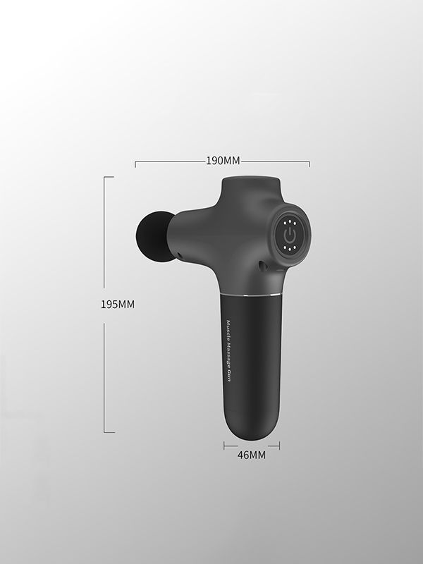 Mini Massage Gun for Pain Relief with 6 Massage Heads Brushless Motor