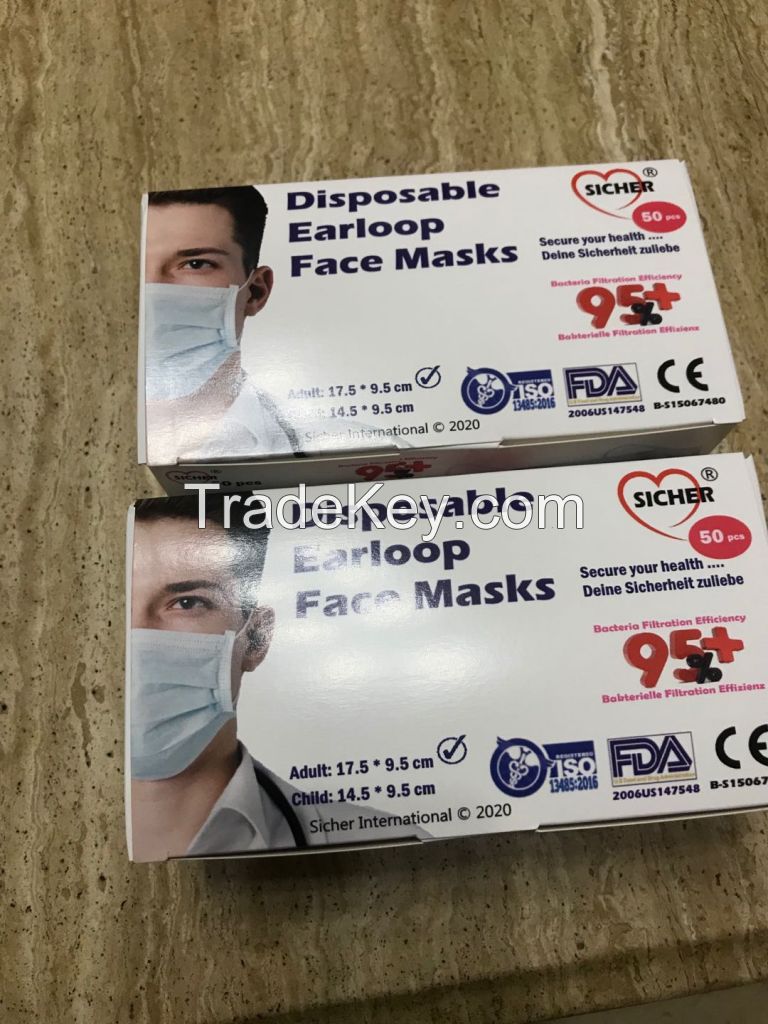 Medical Masks CE FDA Ready Stock at Zurich