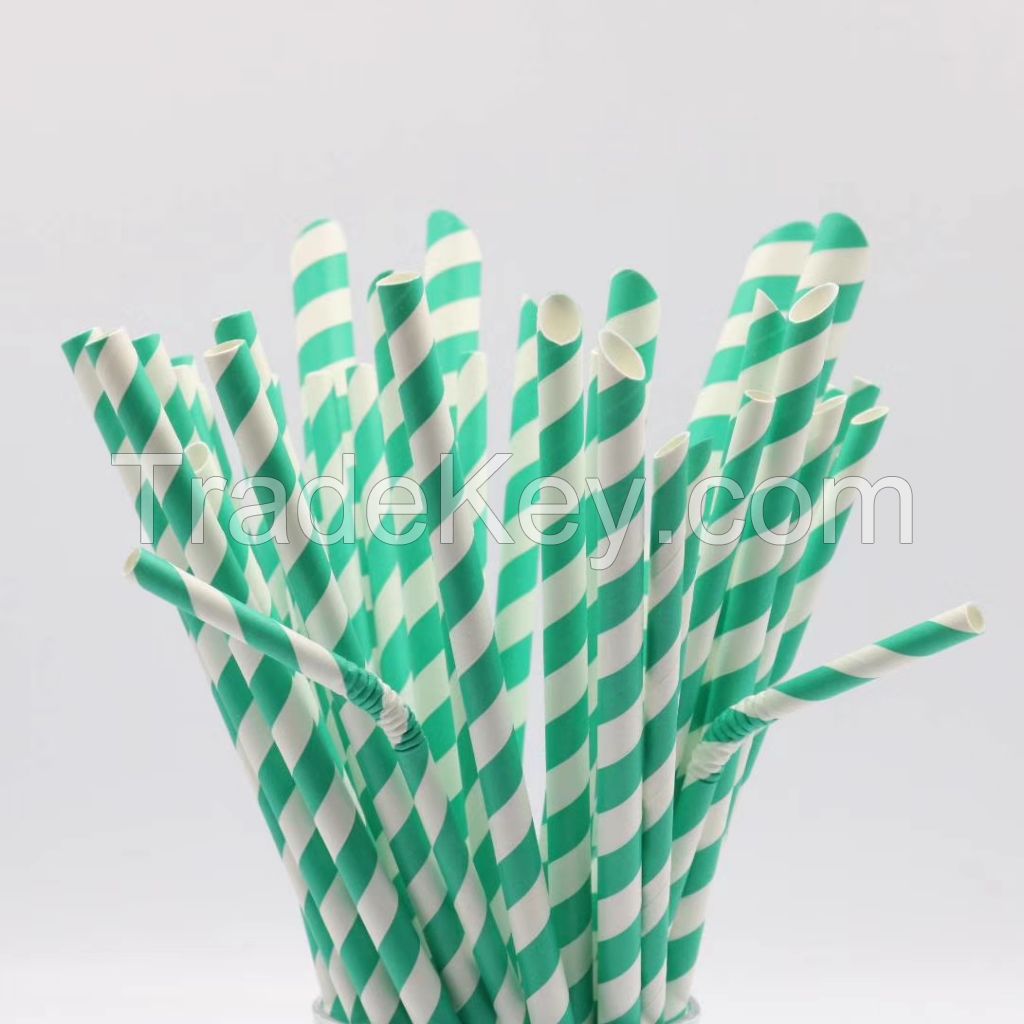 China disposable paper drinking straws wholesale for eco-friendly