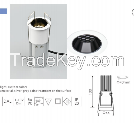 SR044 MINI  10W 40MM CUT downlight