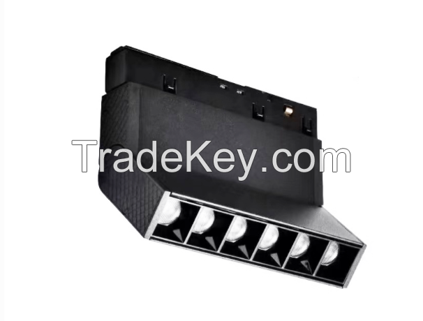 magnetic system lighting  magnetic track light ajustable module light 12w