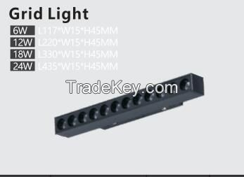 magnetic system lighting  magnetic track light ajustable module light 12w