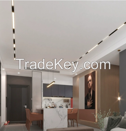 magnetic system lighting  magnetic track light liner 12w 300mm