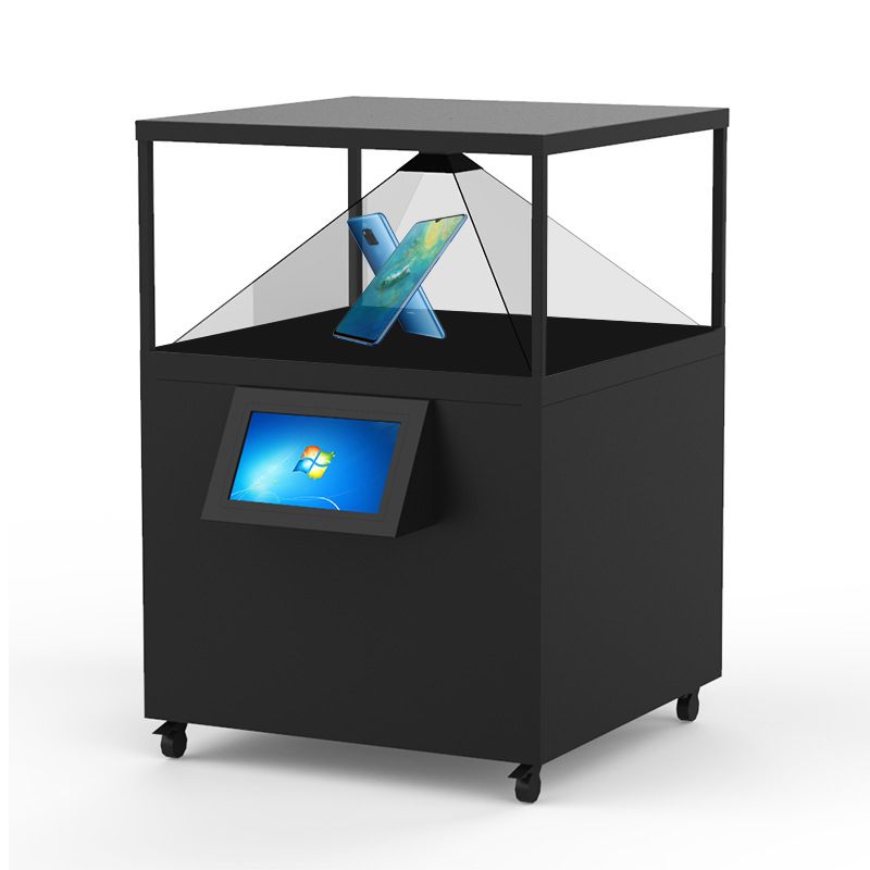 360 degree promotional hologram pyramid 3d display hologram box 3d hol