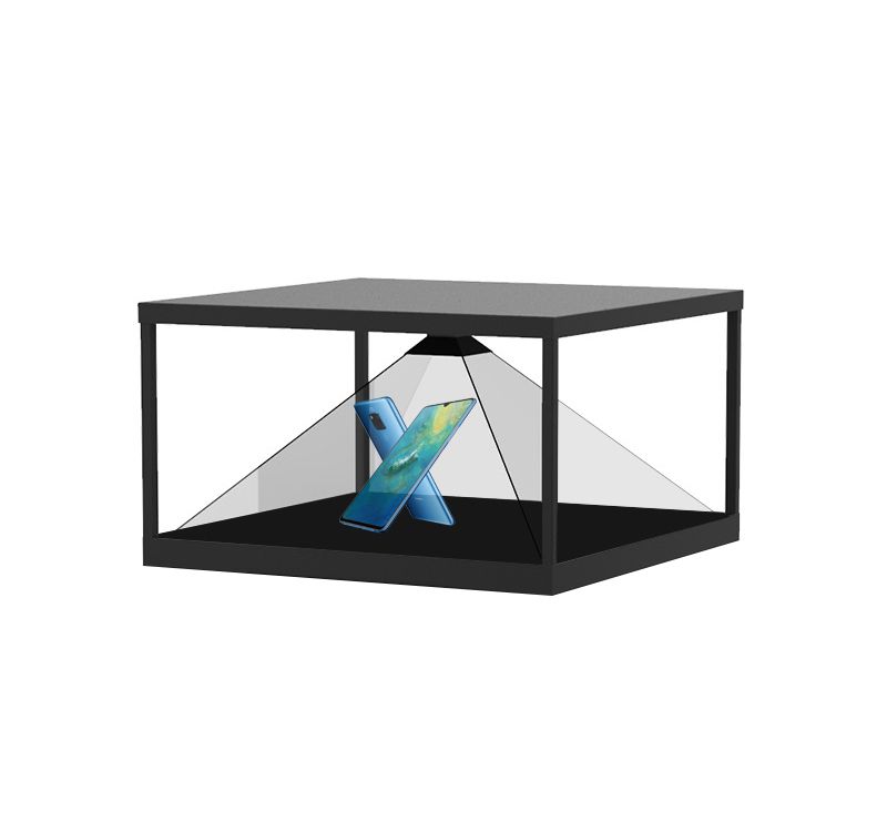 360 degree Advertising Holographic Pyramid Display 3D Hologram Pyramid