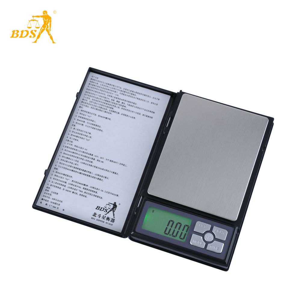 BDS 1108-1 pocket weighing scale 0.01g for jewelry 2kg