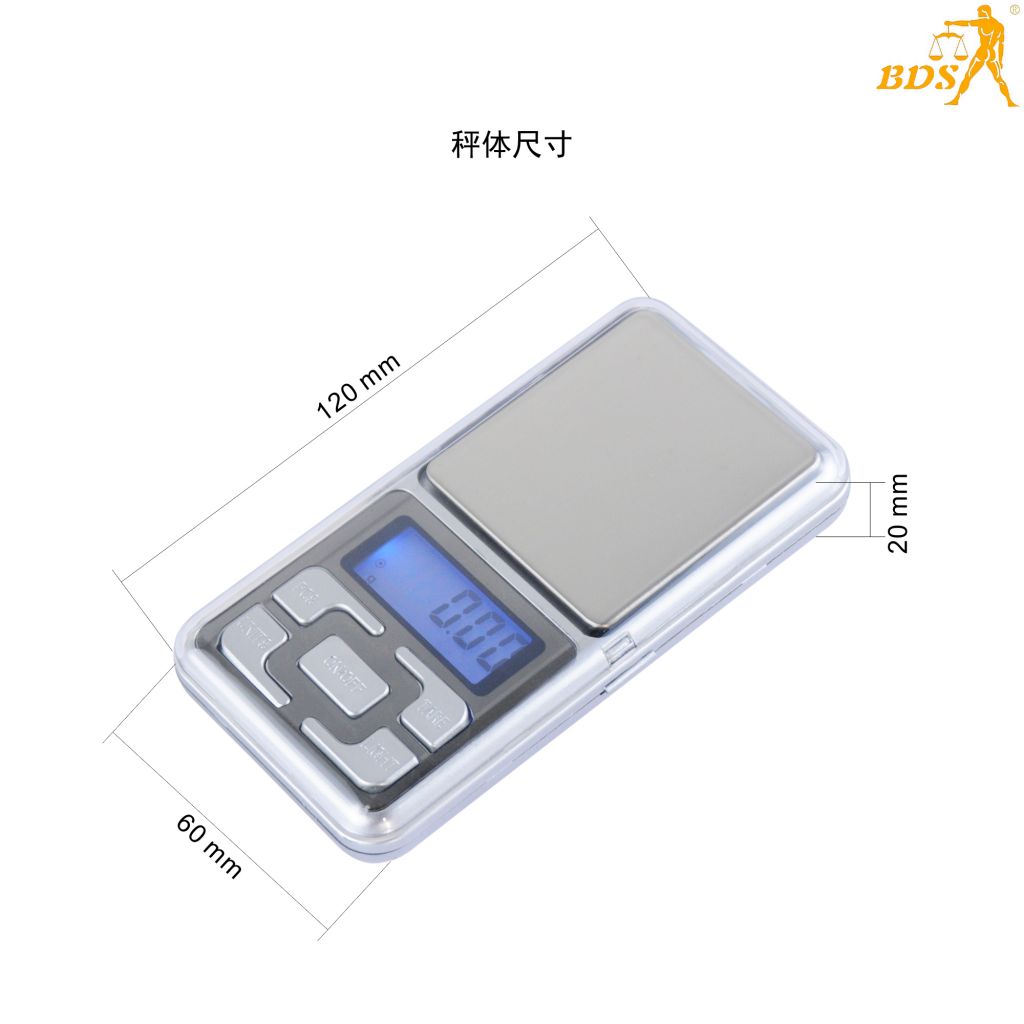 BDS MH Mini pocket weighing scales 0.1g/0.01g jewelry scales