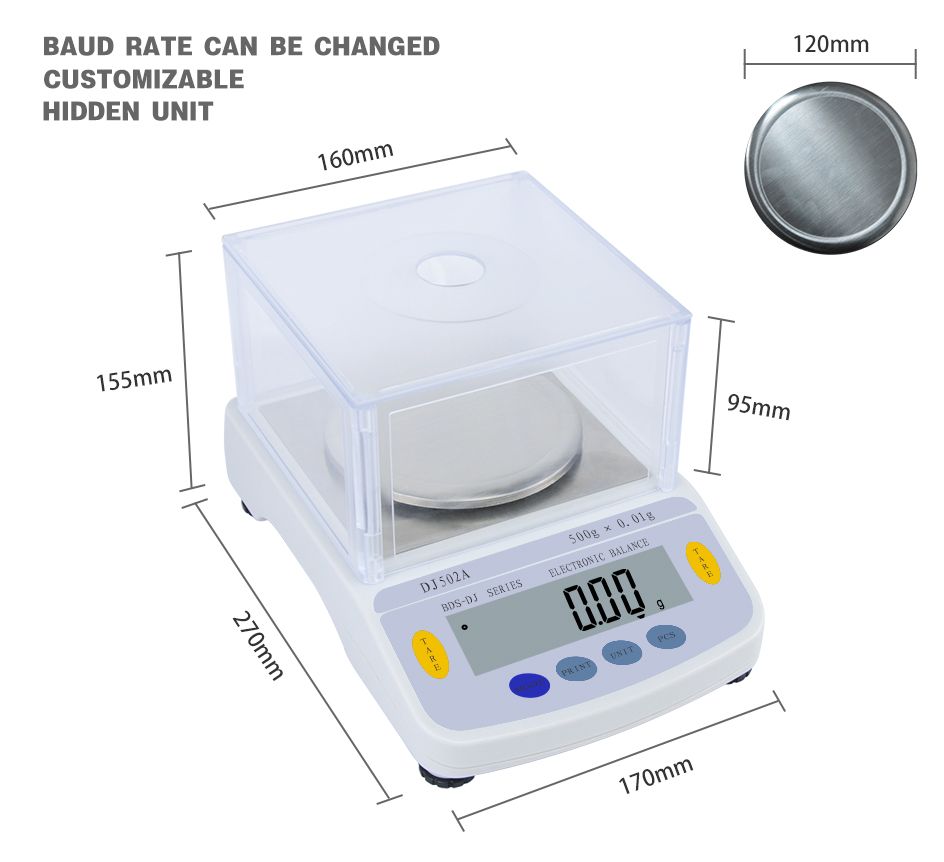 BDS-DJ602A Precision Electronic Balance 0.01g