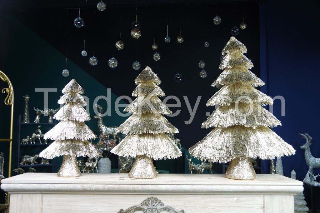 2021 latest Christmas tree gold home indoor decorations