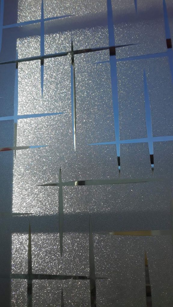 Glitter Frost Glass Film E Peels Window Film Frosted Exterior Room Win