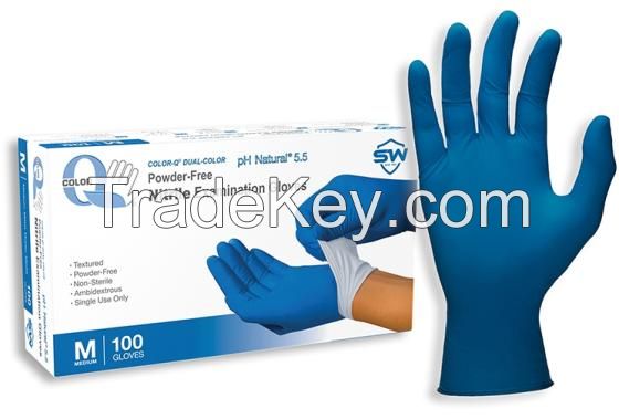 Protective Medical Gloves nitrile inspection surgical glove on Best price 