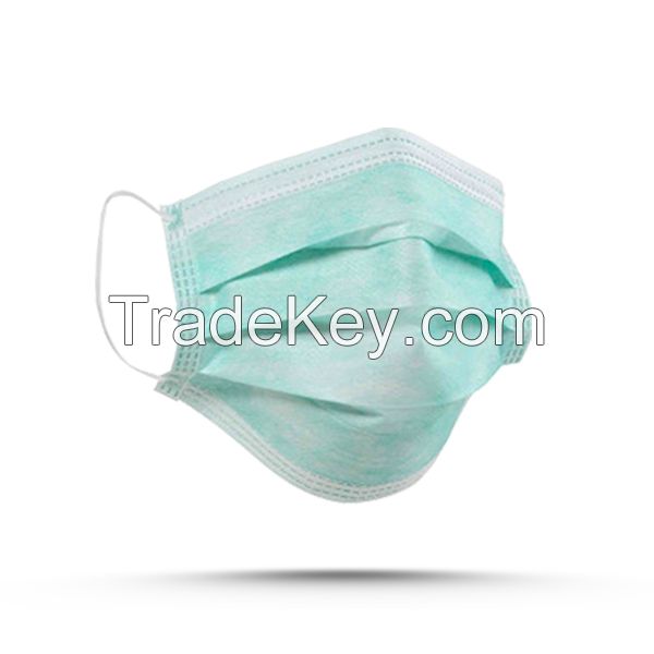 Antivirus ear loop face mask Disposable Face Mask 3 ply surgical mask at Wholesale Rate