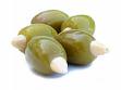 Almond stuffed green olive