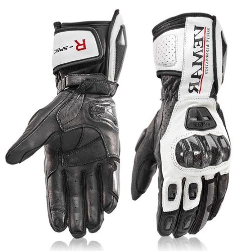  Full Leather gauntlet motorbike gloveï¼047ï¼