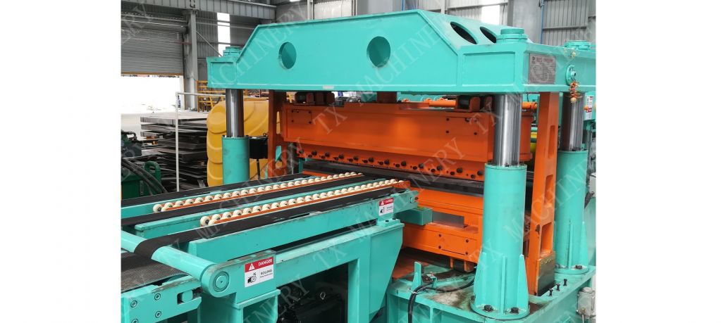 Hydraulic Sheet Stainless Steel Metal Trapezoidal Shear Cut To Length Line