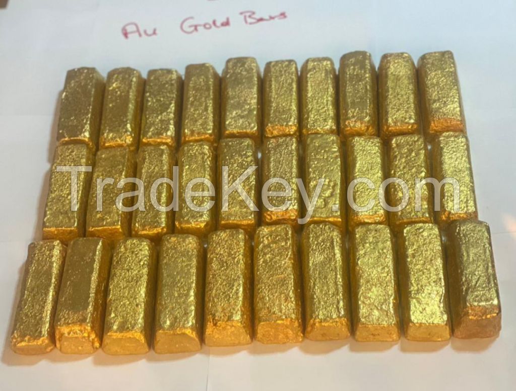 AU Gold Bars and Rough uncut Diamonds 